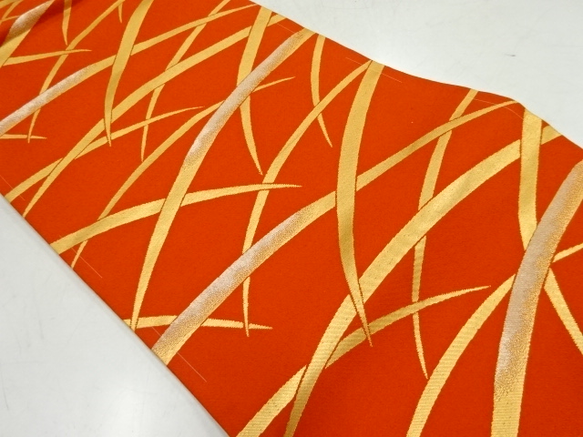 JAPANESE KIMONO / VINTAGE NAGOYA OBI / WOVEN GRASS